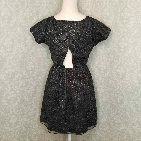 BCBGeneration Black & Silver Party Dress - Picture 3 of 5